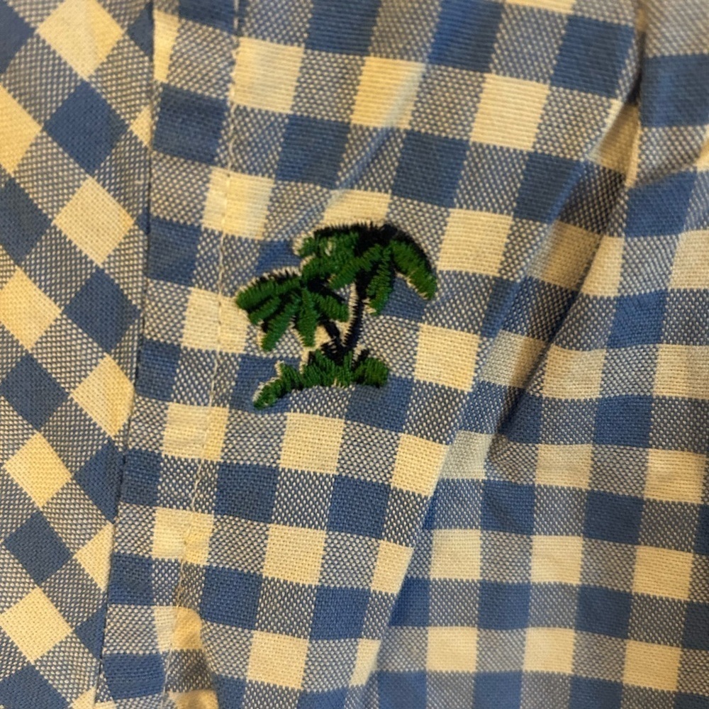 Polo by Ralph Lauren Blue and Green Casual Button Down Shirt Size 14-16 - Picture 5 of 13